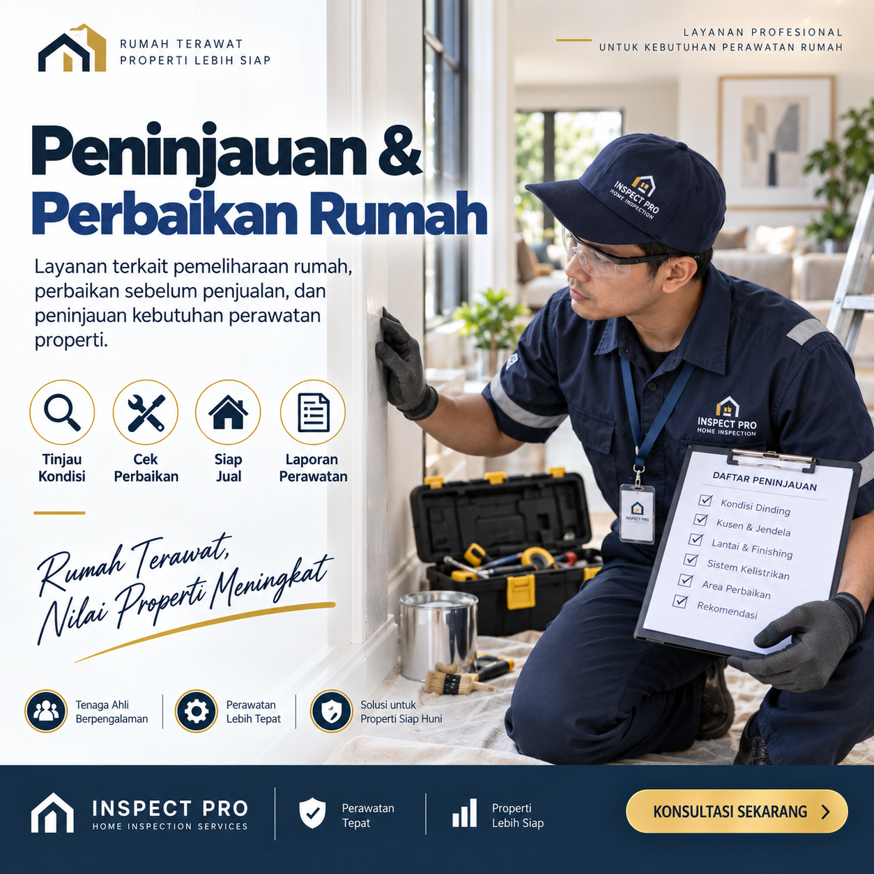 Hunian untuk ilustrasi perawatan dan perbaikan rumah
